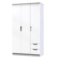 CAM160 Tall Triple Plain + Drawer Robe