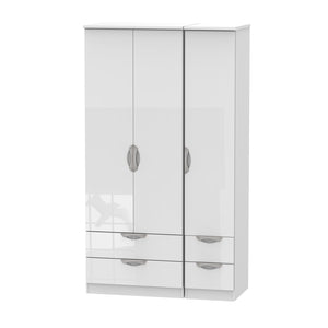CAM161 Tall Triple 2 Drawer + Drawer Robe