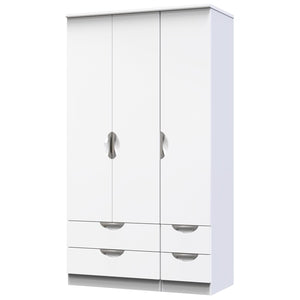 Tall Triple 2 Drawer + Drawer Robe