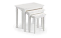 CLE014 Nest Of Tables - Pure White Finish