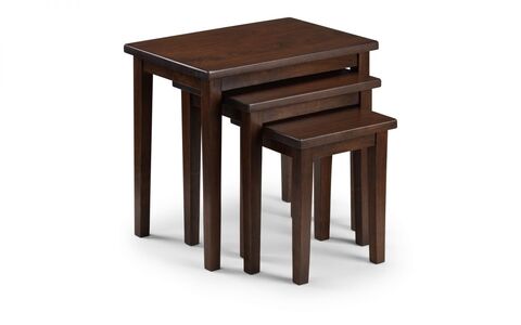 CLE015 Nest Of Tables - Mahogany Finish