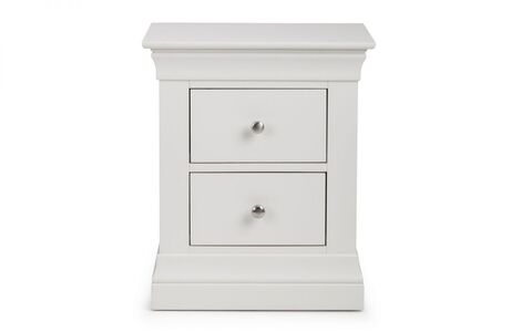 2 Drawer Bedside - Surf White