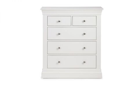 3+2 Drawer Chest - Surf White