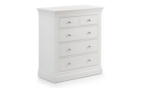 CLE202 3+2 Drawer Chest - Surf White