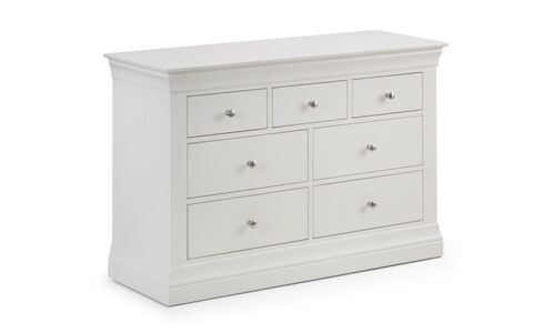 CLE203 4+3 Drawer Chest - Surf White