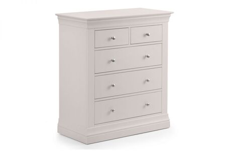 CLE302 3+2 Drawer Chest - Light Grey