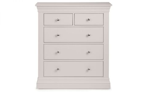 3+2 Drawer Chest - Light Grey