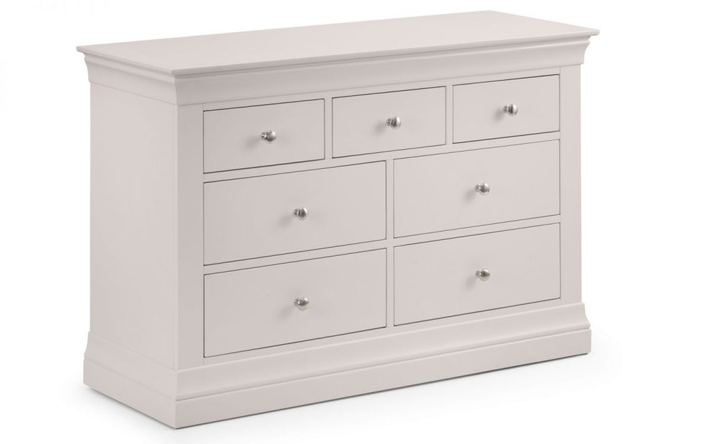 CLE303 4+3 Drawer Chest - Light Grey