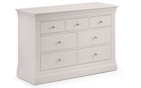 CLE303 4+3 Drawer Chest - Light Grey
