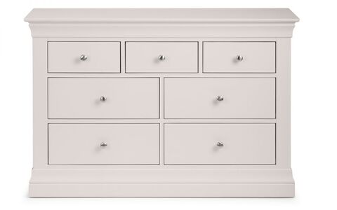 4+3 Drawer Chest - Light Grey