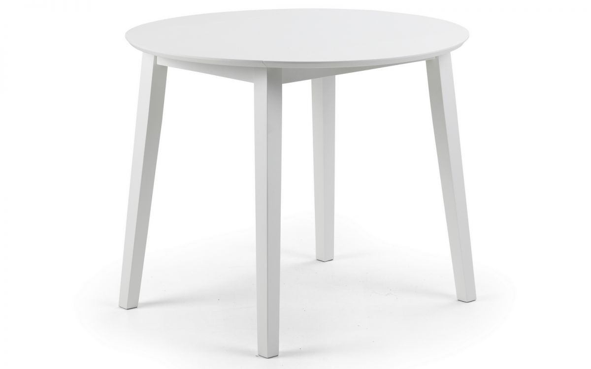 COA001 White Dropleaf Table