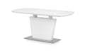 COM101 High Gloss Extending Table - White