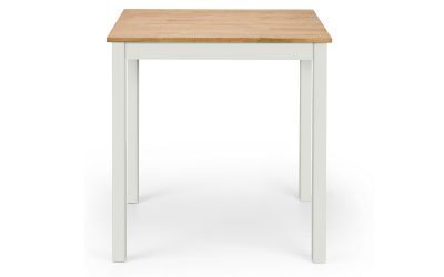 Square Dining Table 75Cm - Ivory & Oak