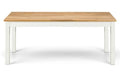 COX105 Coffee Table - Ivory & Oak