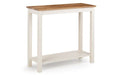 COX113 Console Table 90Cm - Ivory & Oak