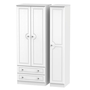 CRY141 Tall Triple 2 Drawer Robe