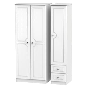 CRY150 Triple Plain + Drawer Robe