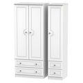 CRY151 Triple 2 Drawer + Drawer Robe