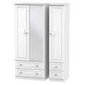 CRY152 Triple 2 Drawer Mirror + Drawer Robe