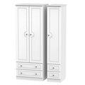 CRY161 Tall Triple 2 Drawer + Drawer Robe