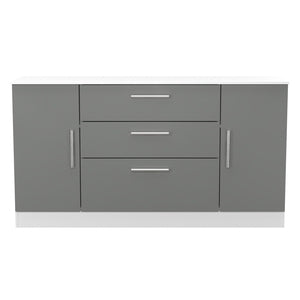 2 Door/ 3 Drawer Wide Unit