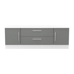 2 Door/ 2 Drawer Wide TV Unit