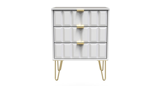 CUF023 3 Drawer Midi Chest