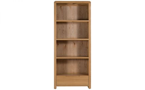 CUR305 Oak Tall Bookcase