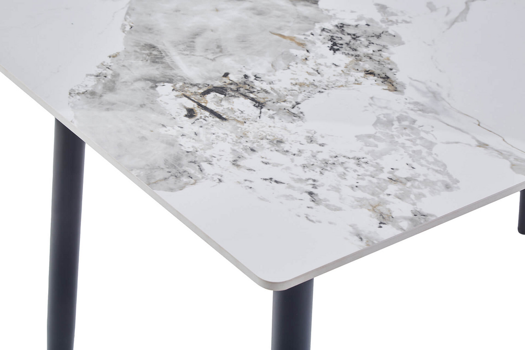 Cdy-160-WH Dining Table Rectangle 1600 - White