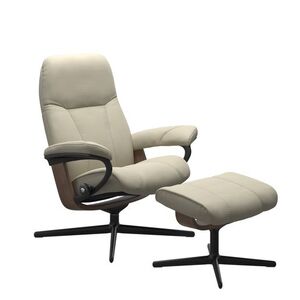 1020317 Chair W/ Footstool - Cross