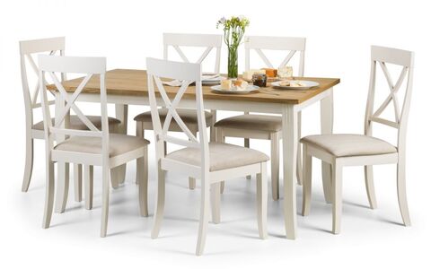 Oak/White Dining Table