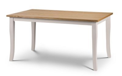 DAV201 Oak/Elephant Grey Dining Table