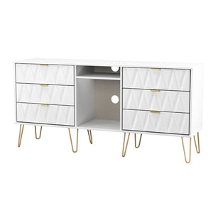 6 Drawer TV Unit