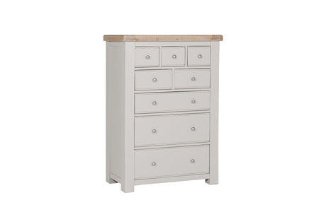 Dne-412-TP Tall Chest 8 Drawer - Taupe