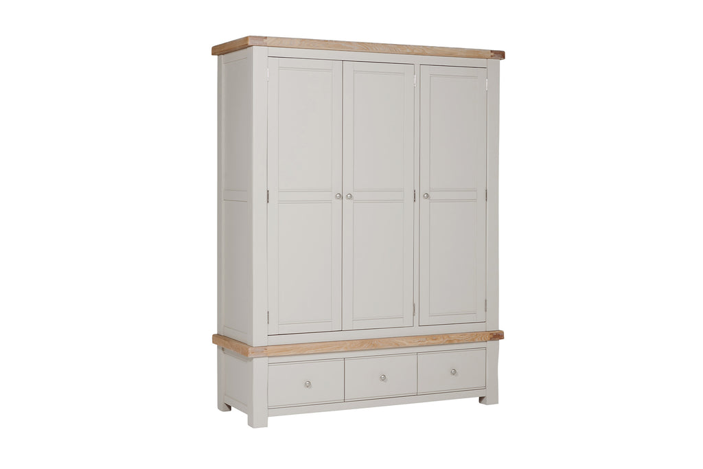 Dne-423-TP Wardrobe 3 Door - Taupe