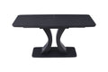 Dav-160-CL Extending Table Rectangle 1200/1600 - Charcoal