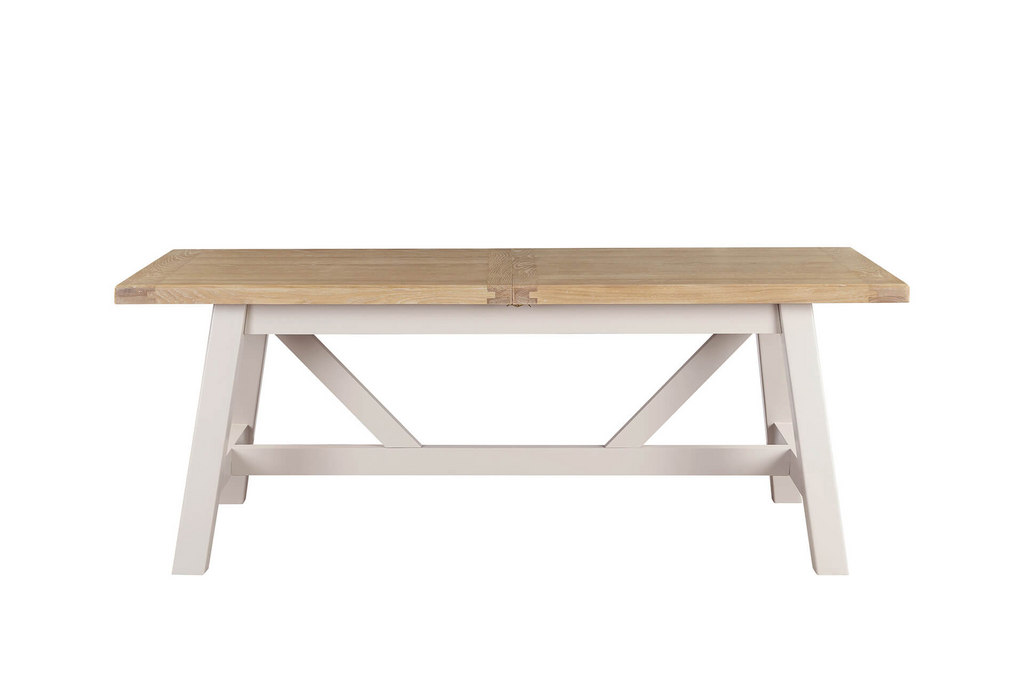 Dne-190-TP Refectory Dining Table 1900-2350 Extending - Taupe
