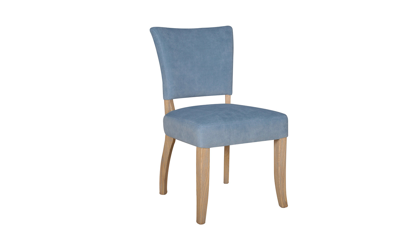 Duk-111-BLV Dining Chair Velvet - Blue