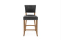 Duk-250-BL Bar Chair Leather - Ink Blue