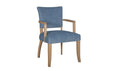 Duk-341-BLV Arm Chair Velvet - Blue