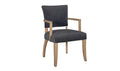 Duk-341-DKGY Arm Chair Velvet - Dark Grey