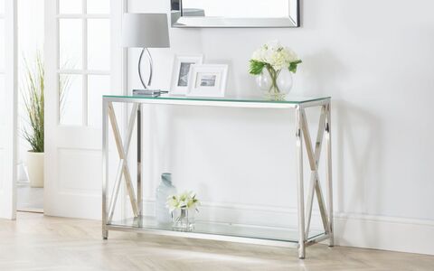 Console Table - Silver