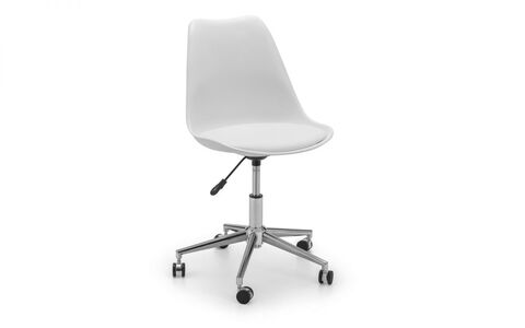 ERI001 Office Chair - White/Chrome