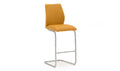 Eli-250-PN Bar Chair - Chrome Leg Pumpkin