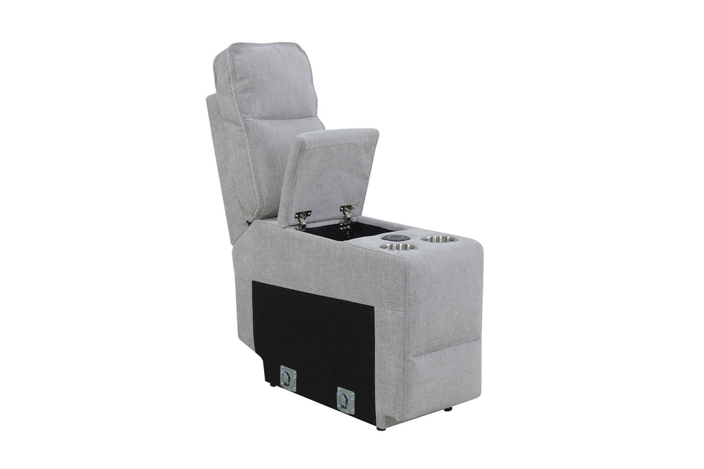 Eoe-309-GY Console Sectional - Grey