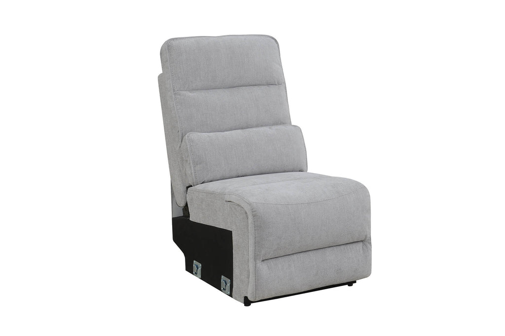 Eoe-509-GY Armless Sectional - Grey