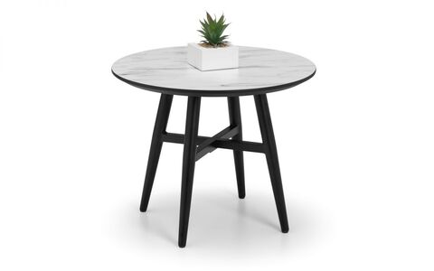 FIR102 Marble Effect Lamp Table