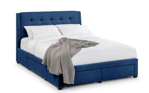 FUL012 4 Drawer Bed 150Cm - Blue