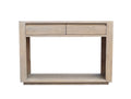 Fun-009-OK Console Table - Smoked Oak