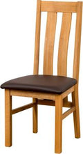FW201OIL Twin Slat Dining Chair - Oiled